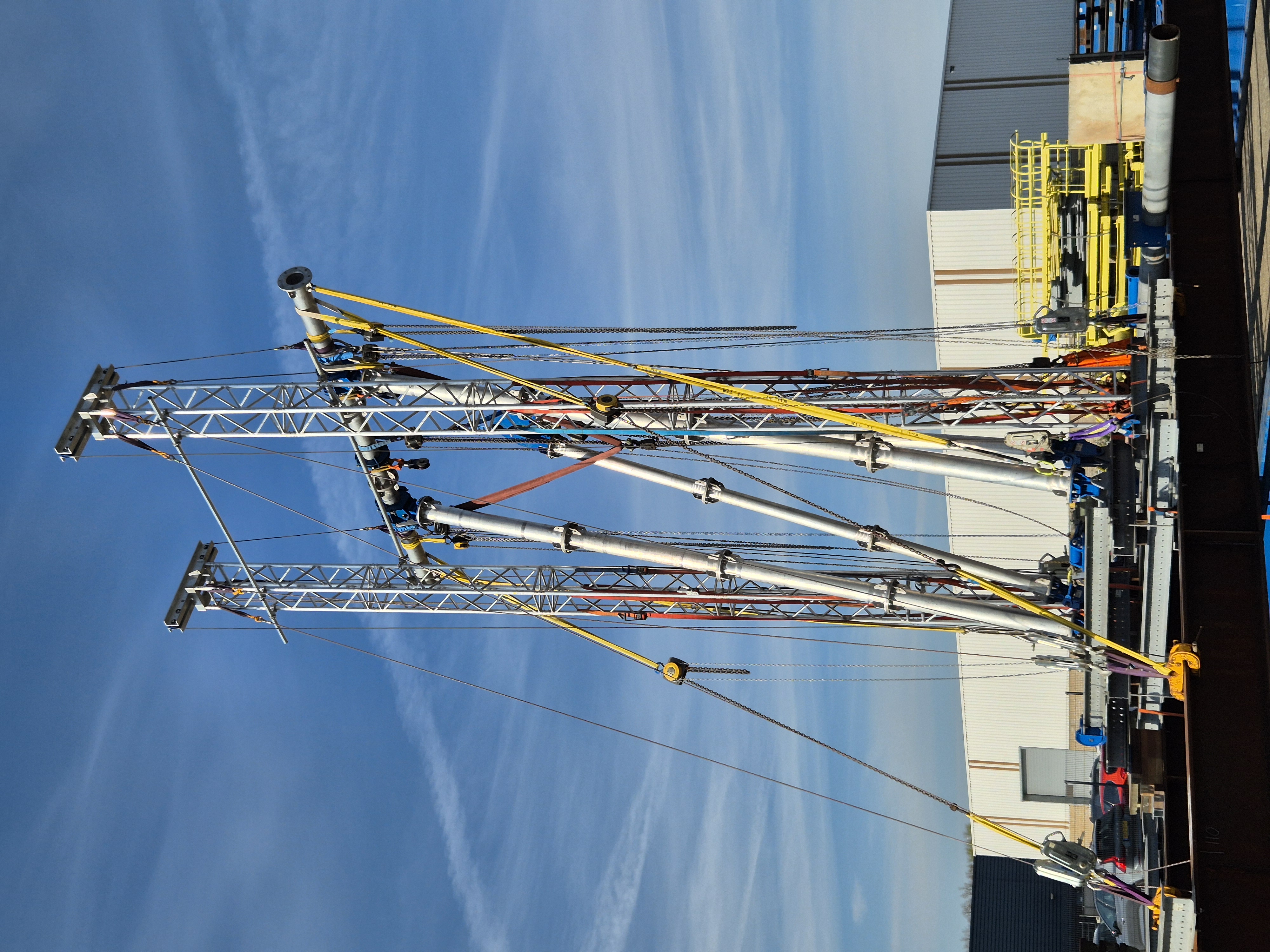 Conbit always performs a load test before shipping any modular lifting system to its offshore destination