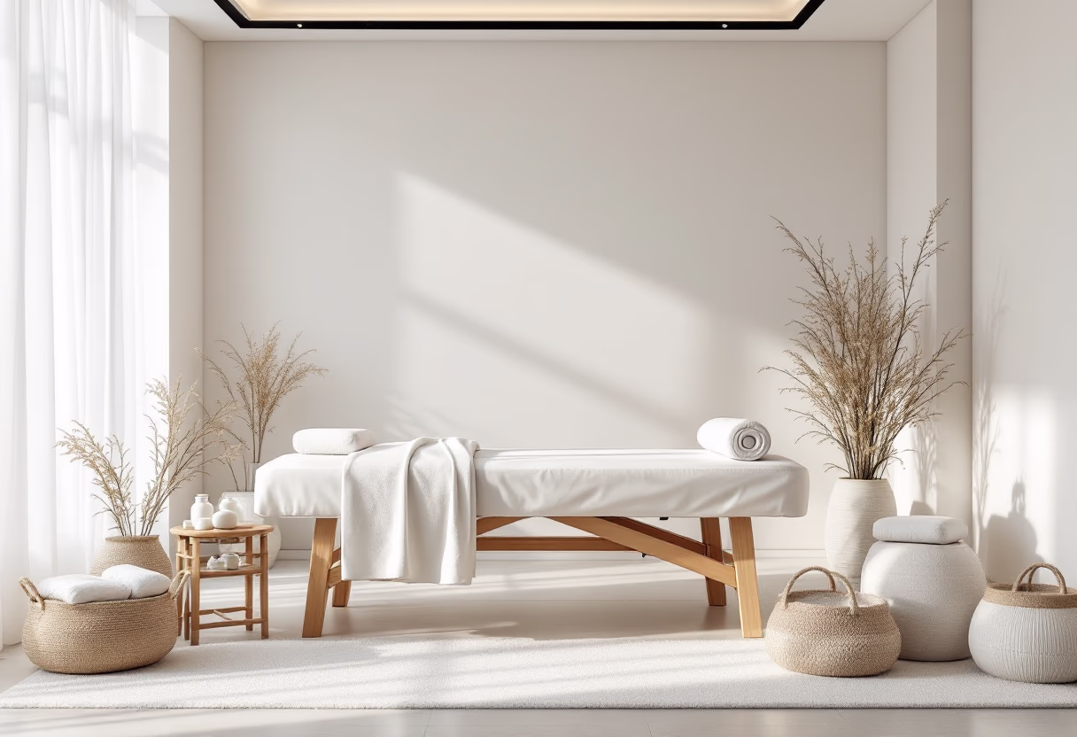 image of treatment room setup (for a salons & spa)