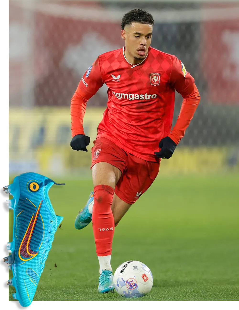 Daouda WEIDMANN wearing nike mercurial vapor 14 from jogaboot