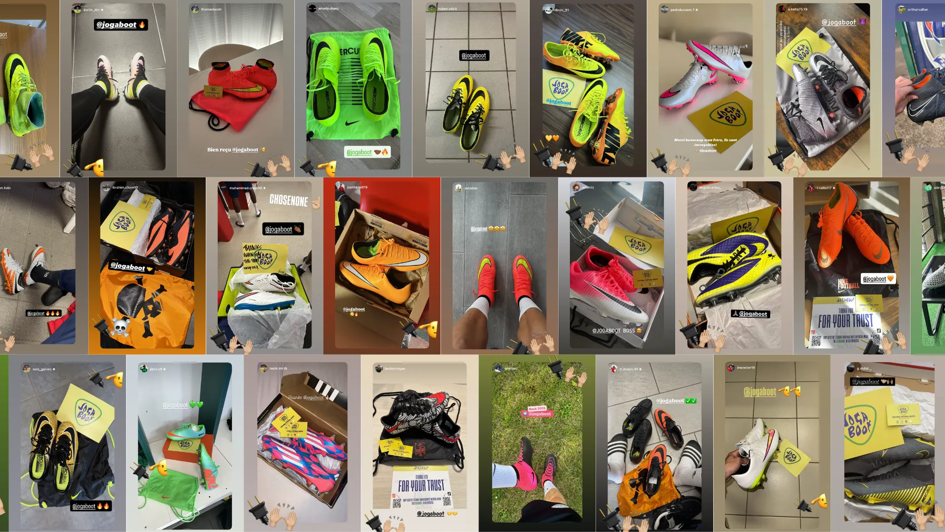 800 clients for jogaboot satisified 1