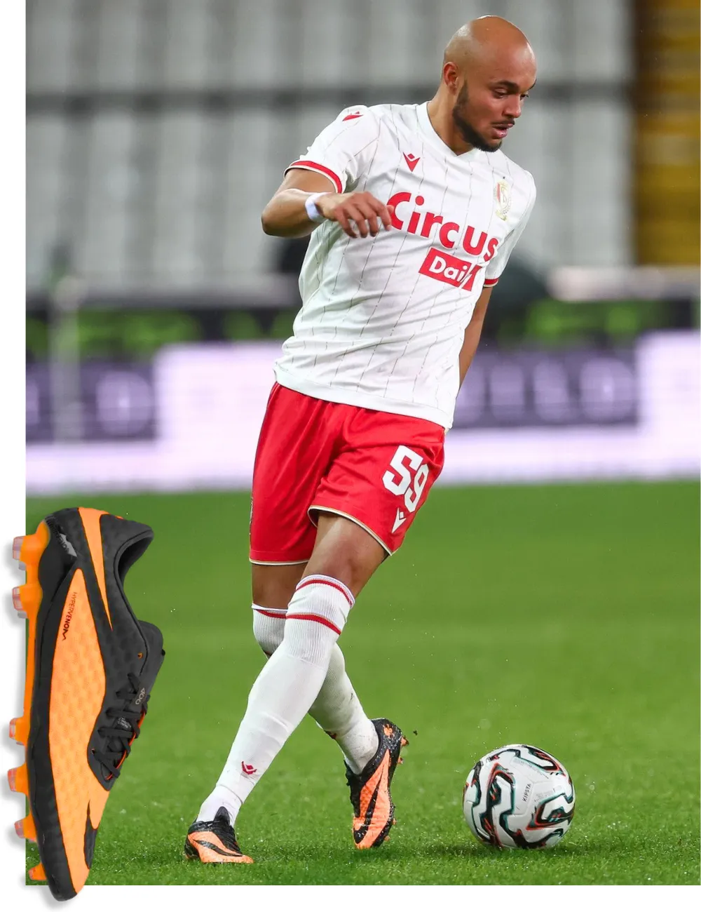 Timothe NKADA wearing nike hypervenom phantom 1 regen jogaboot