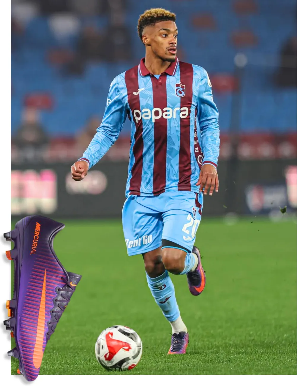 Wagner Pina wearing nike mercurial vapor 11 floodlights jogaboot