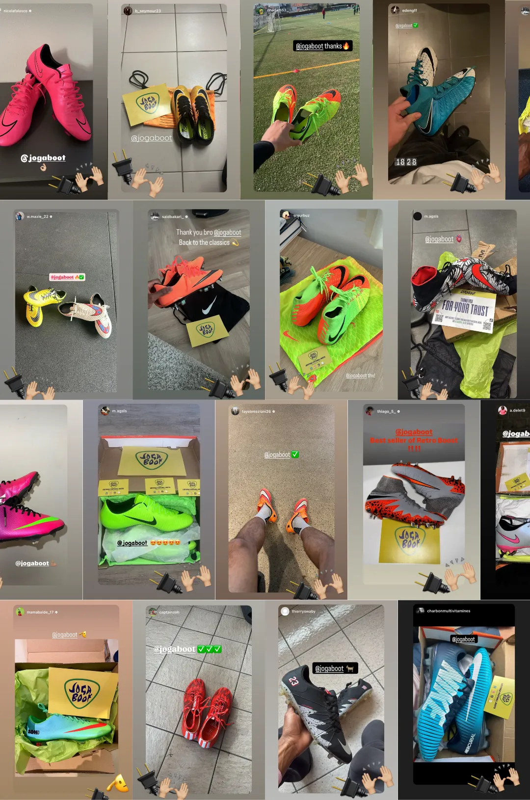 800 clients for jogaboot satisified 2