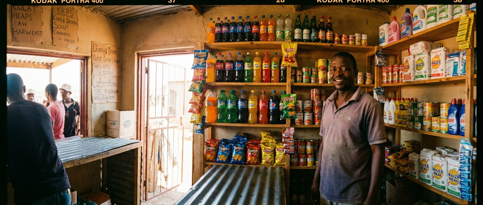 Spaza shop owner growing business with Fido loans