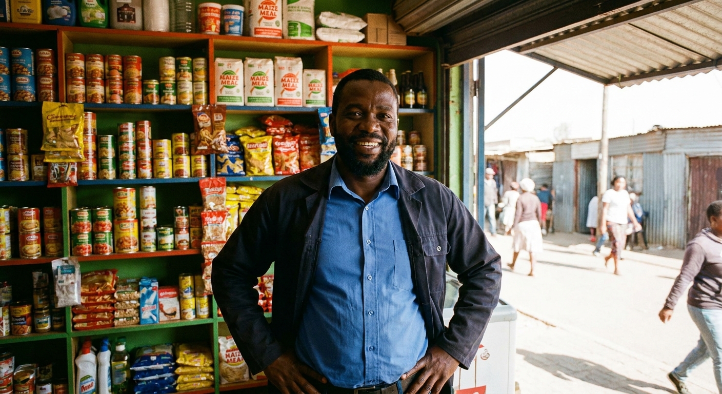 Online loans Soweto spaza shop owners South Africa