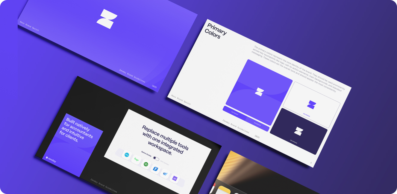 Zenday Brand Sprint materials