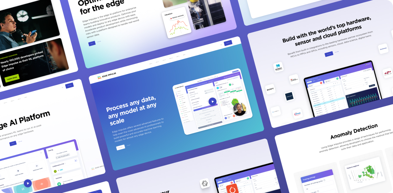 Grid of UI elements designed by Noco