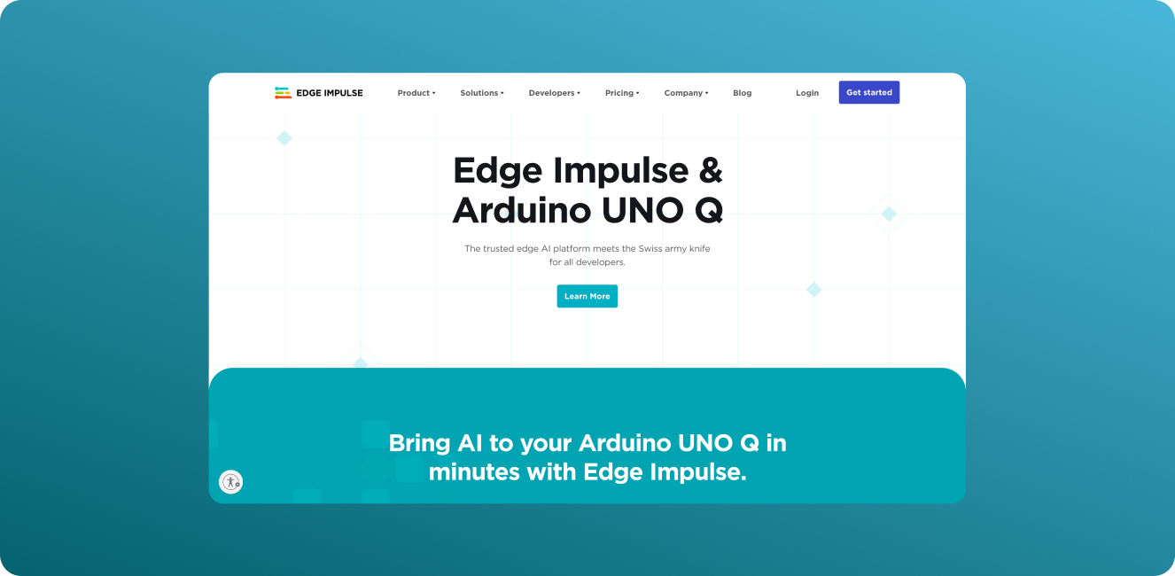 Arduino Landing Page