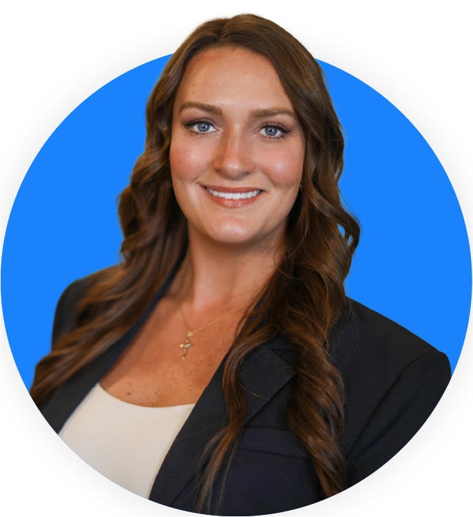 young father holding up his young child