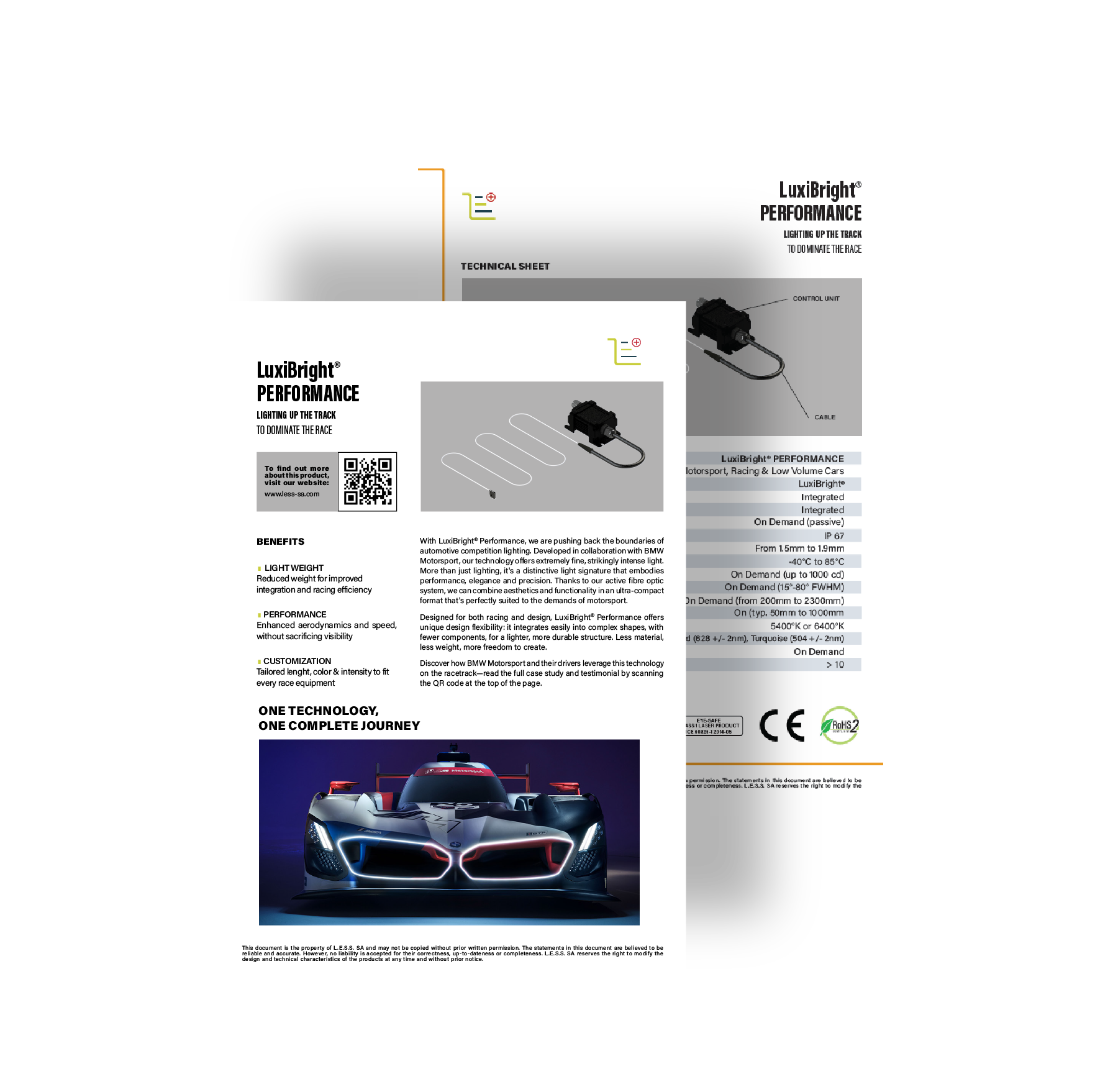 LuxiBright Performance Datasheet