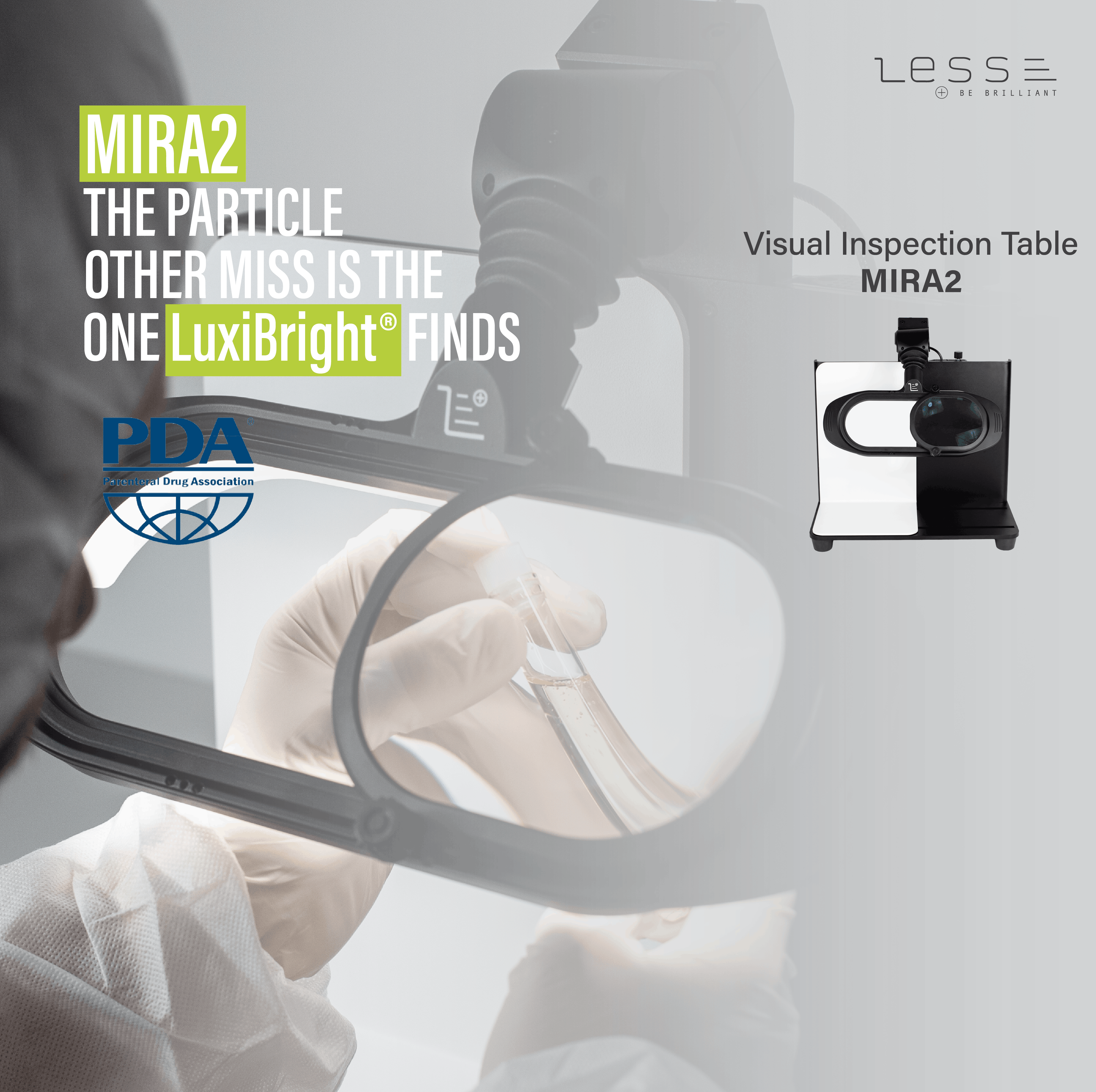 L.E.S.S. SA to attend PDA Visual Inspection Forum 2026 in Dublin