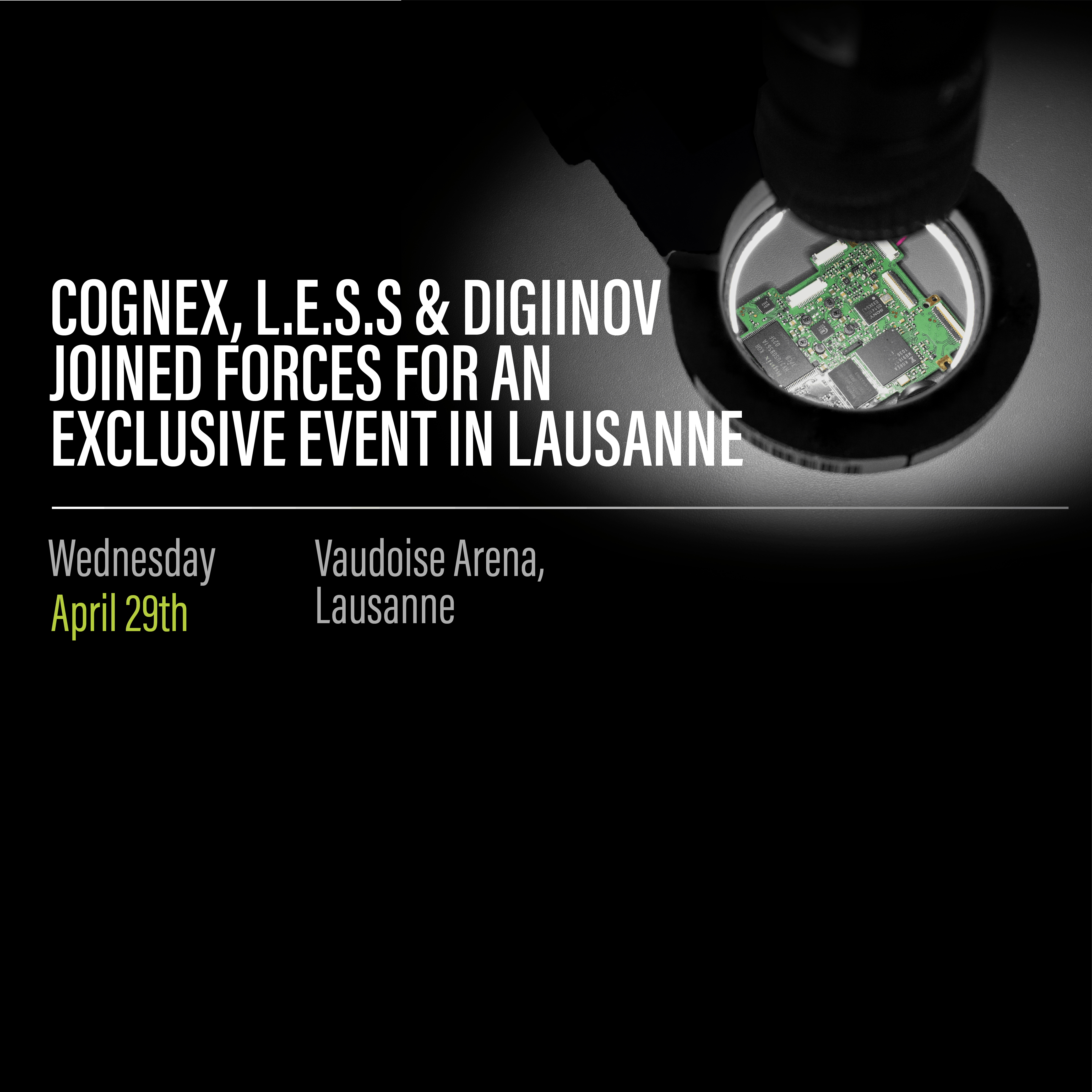 Meet Machine Vision Experts at an Exclusive Event in Lausanne