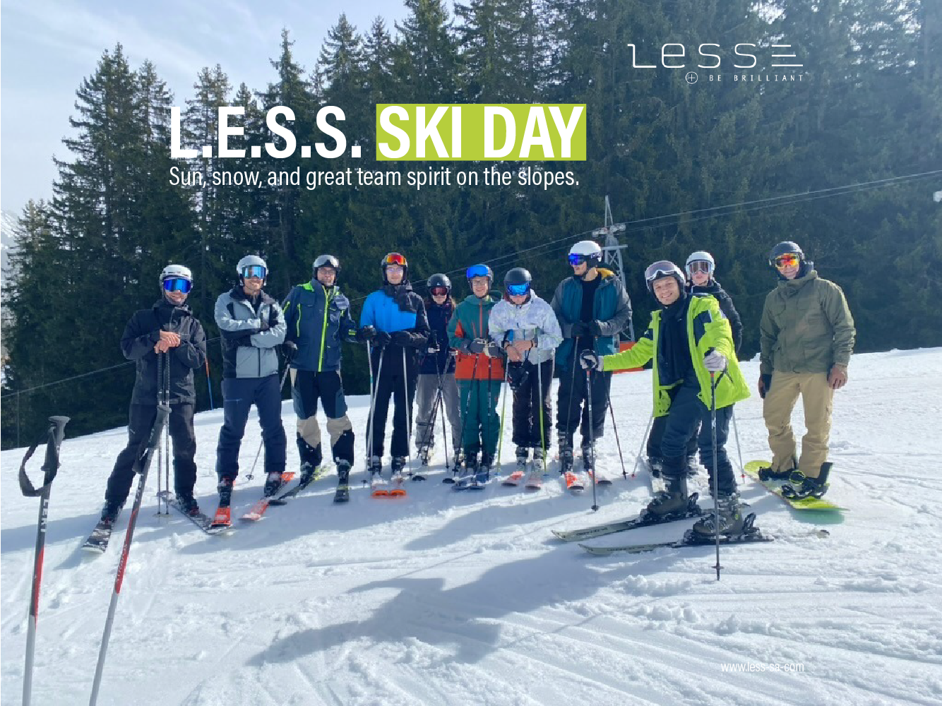 A Genuine FearLESS Team on the Slopes