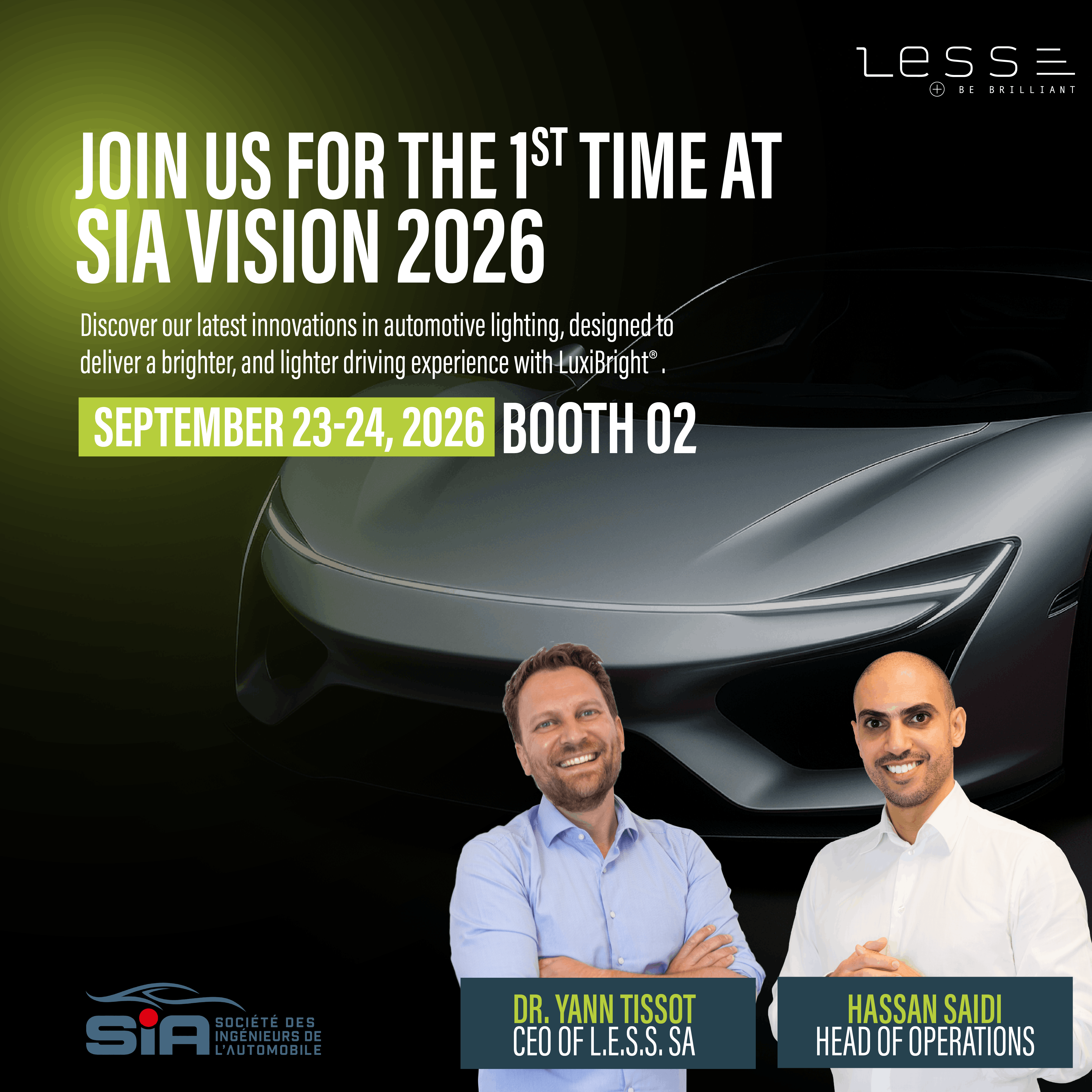 L.E.S.S. is heading to SIA VISION 2026