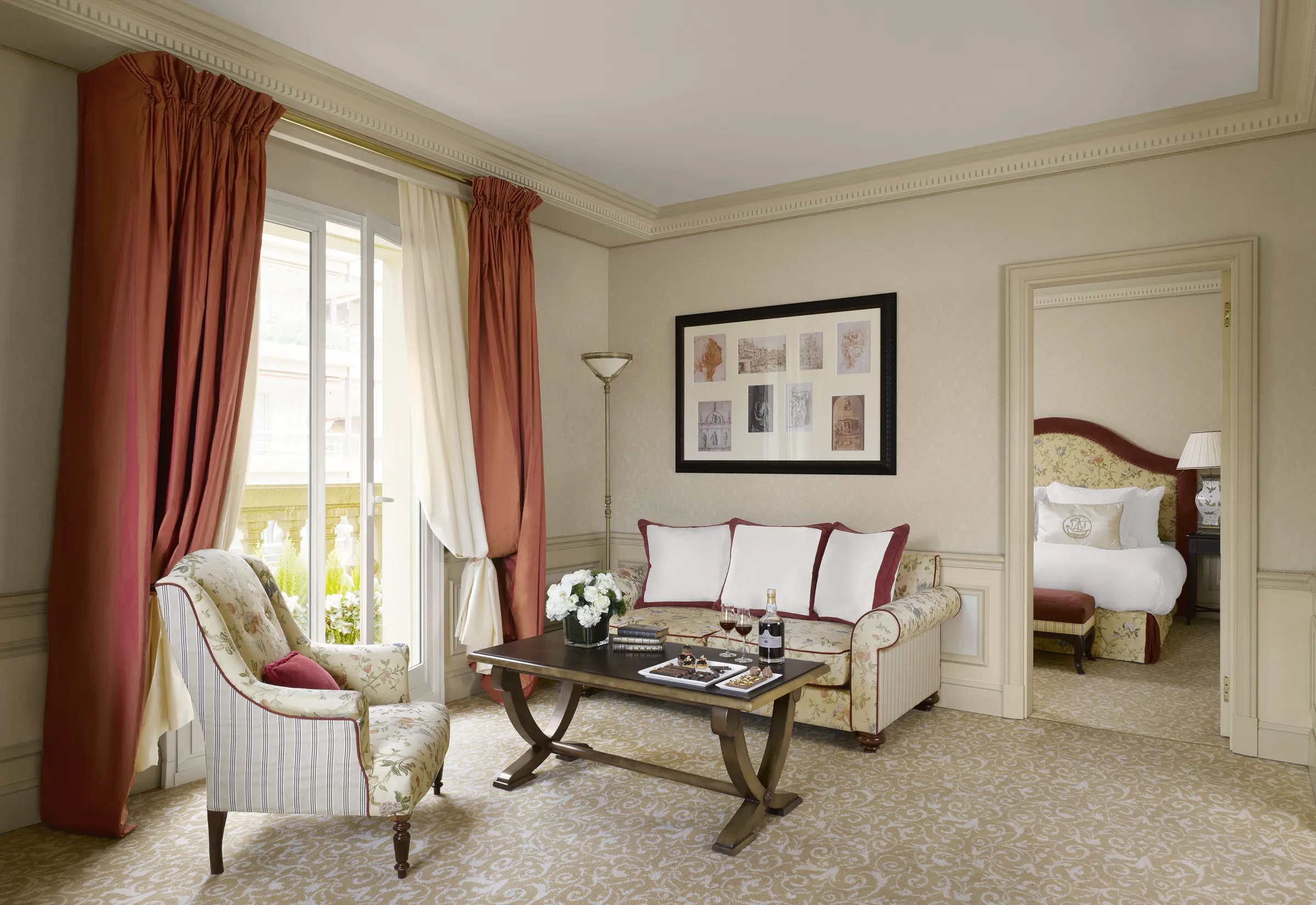 Floor plan of the Deluxe Suite
