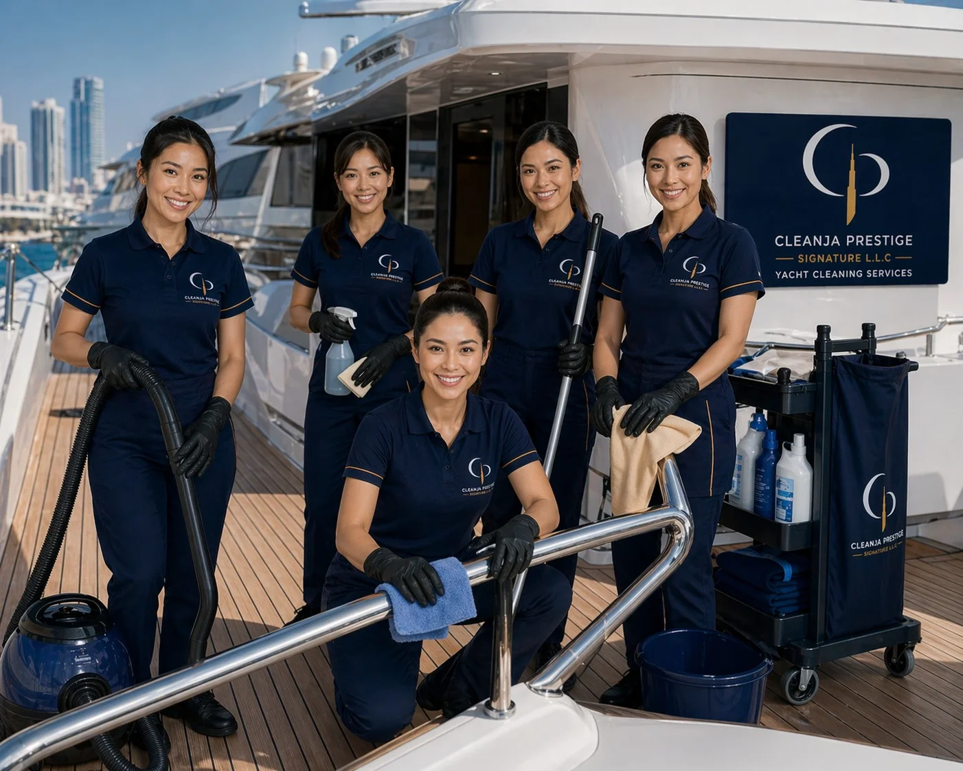 Yacht Cleaning Services in Dubai