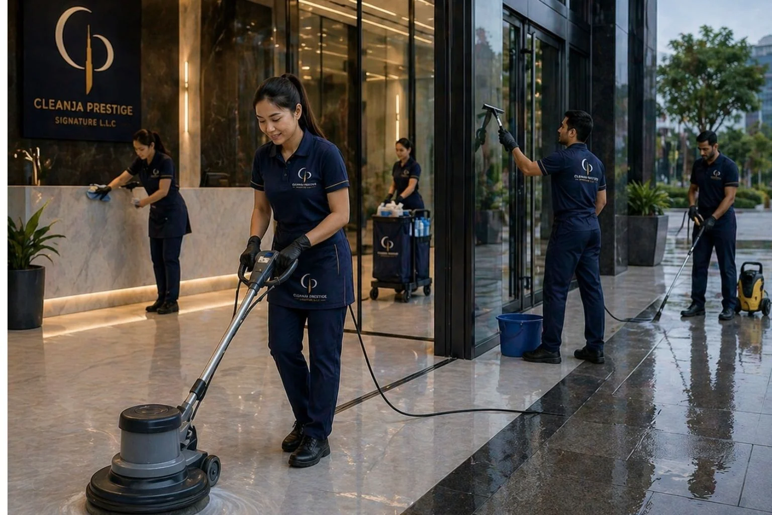  Corporate Lobby & Exterior Cleaning