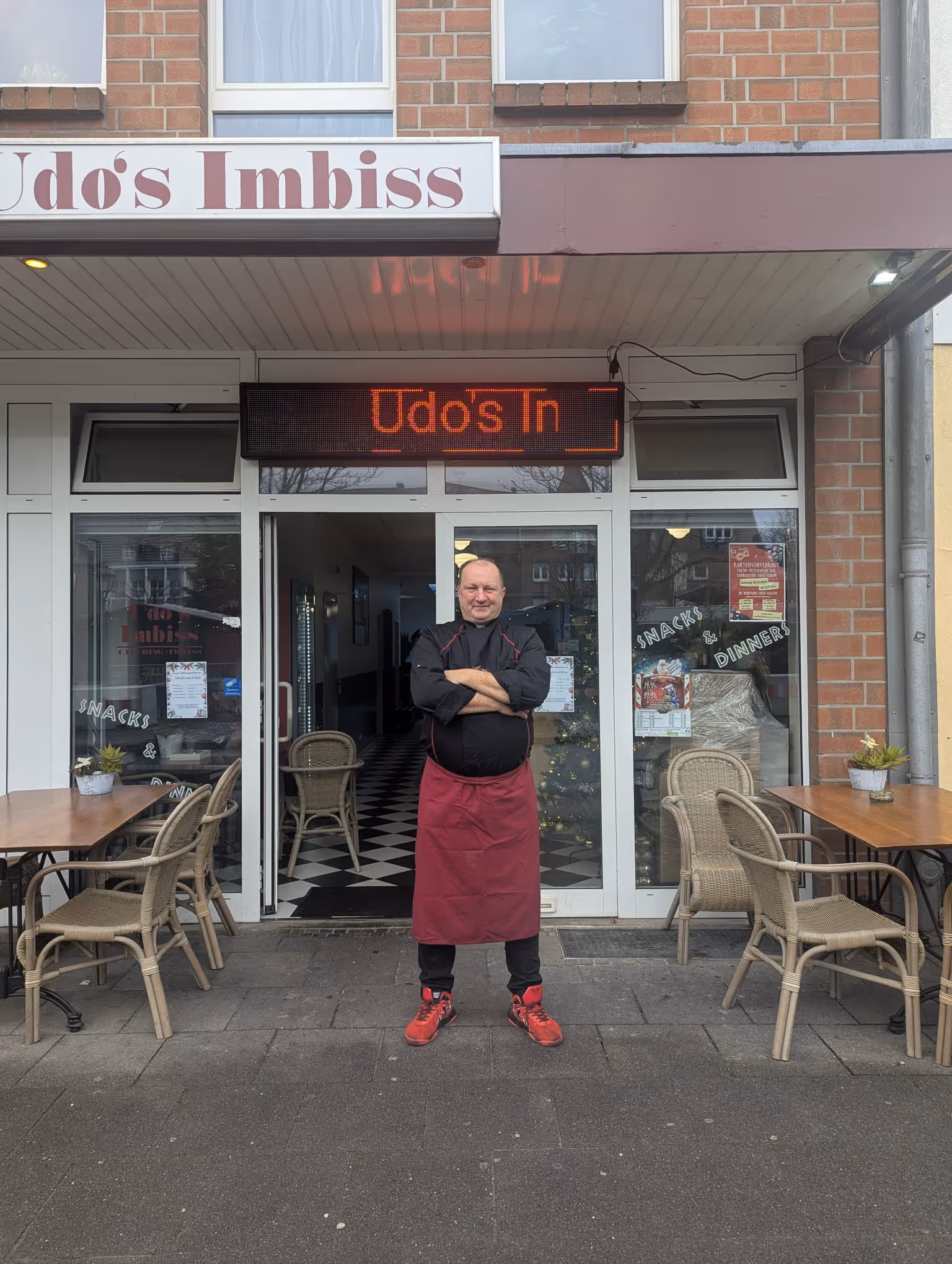 Udos Imbiss in der Gocher Innenstadt