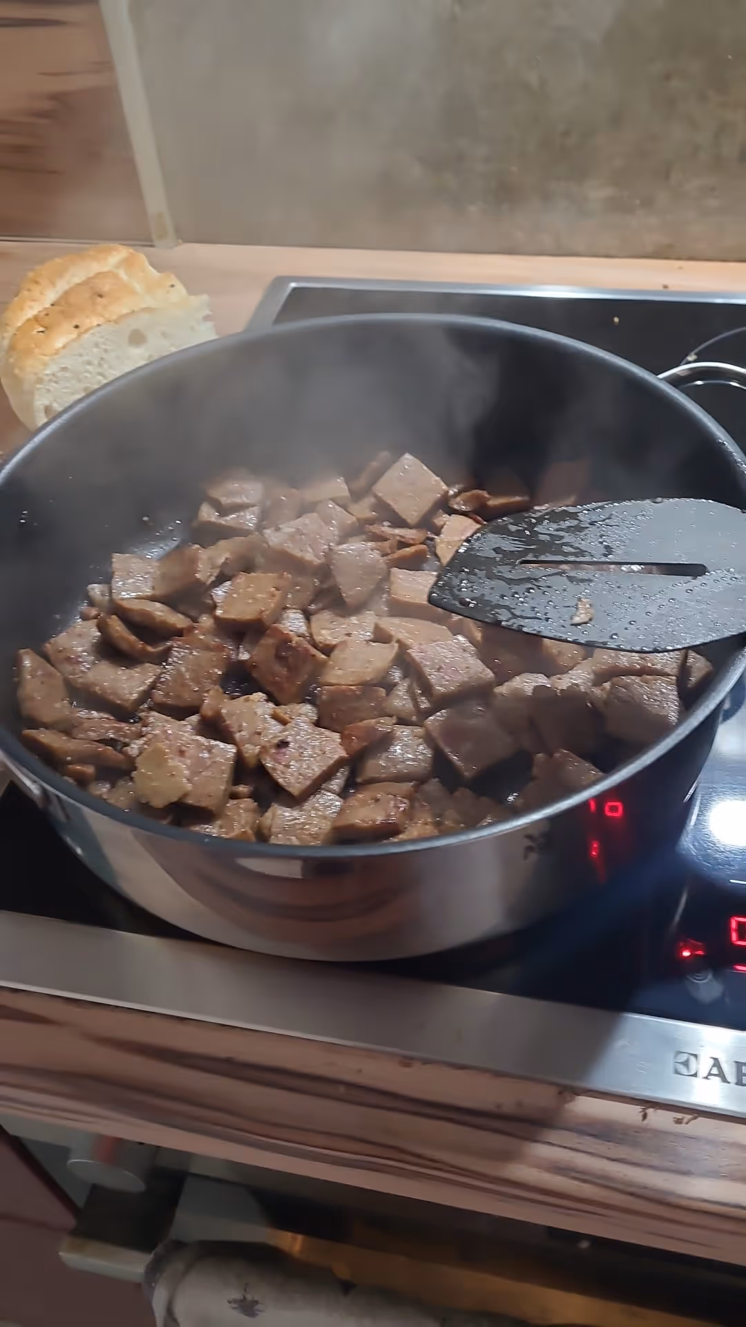 Vorbereitung fuer das Catering-Event