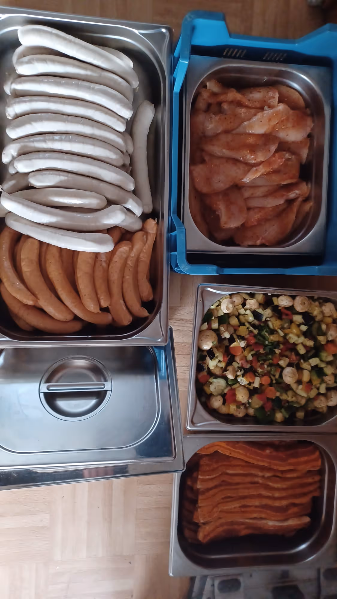 Abschluss des Catering-Events