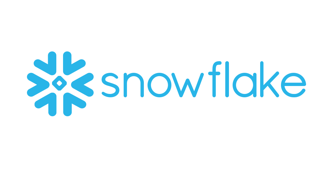 Blue Snowflake logo next to the word 'snowflake' in lowercase blue letters on a white background.