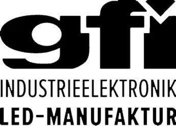 Logo von gfi Industrieelektronik LED-Manufaktur.