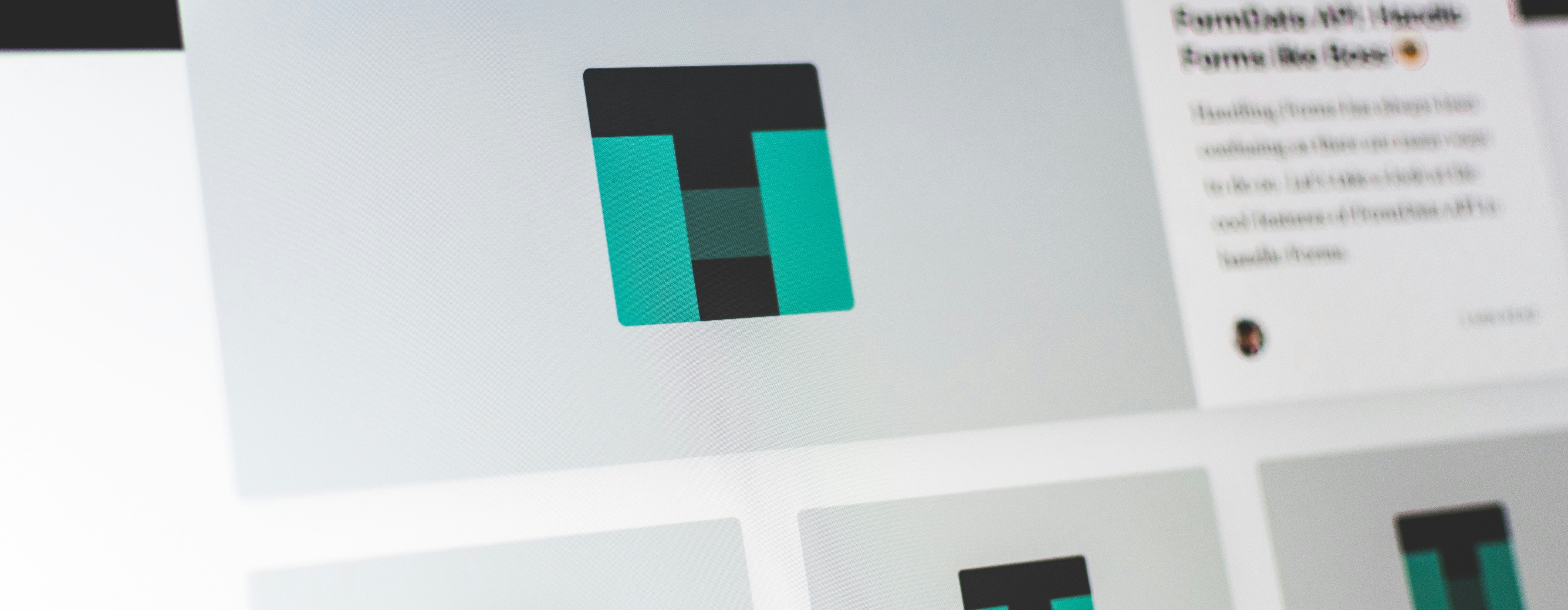Visual hierarchy in web design displayed on a computer screen