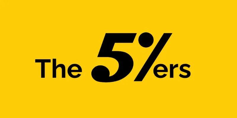 The 5%ers logo, representing a prop firm potentially discussed in the context of cost and value