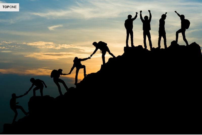 Teamwork symbolising success and support in mastering forex trading strategies