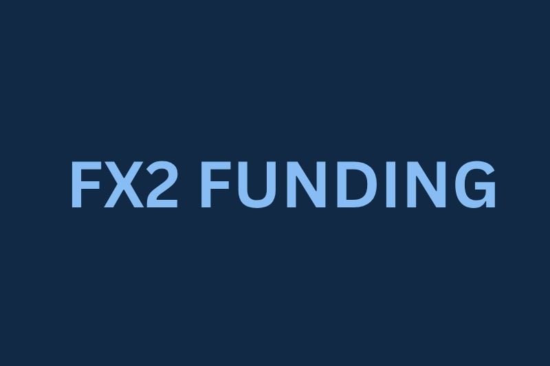 FX2 Funding logo showcasing a top-rated prop firm with no time limit for trader evaluations.