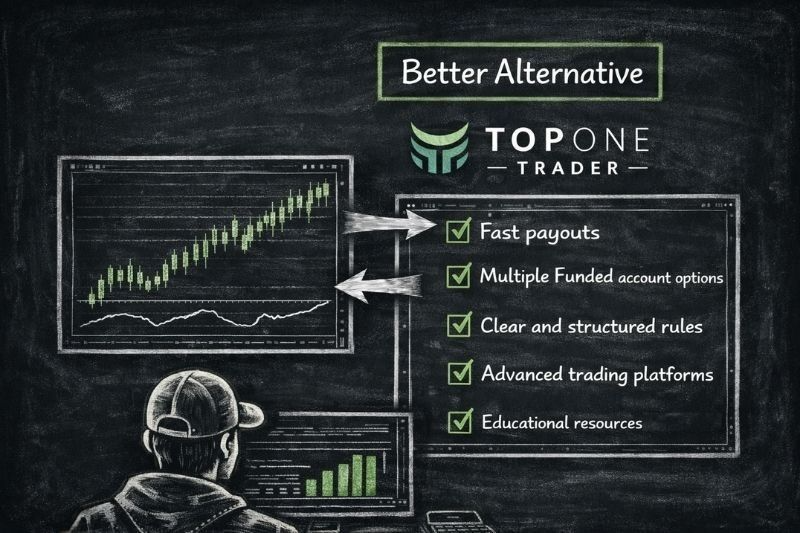 brightfunded review comparing prop firm features with Top One Trader as alternative