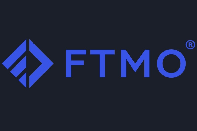 FTMO logo, representing one of the largest prop trading firms offering funded trader programmes