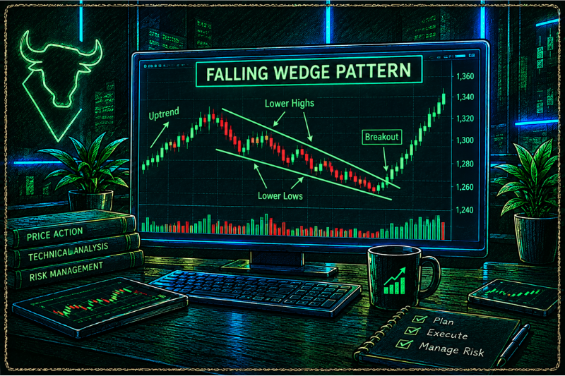Falling Wedge Pattern: How to Spot and Trade the Breakout (With Chart Examples)