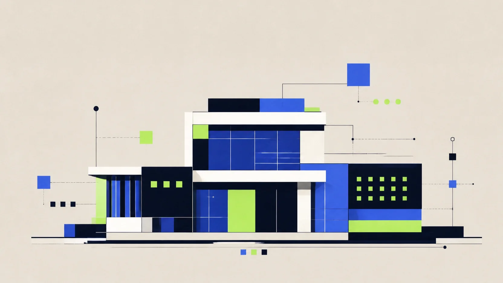 Architecture modulaire illustrant les éléments qui composent le prix d’un site vitrine