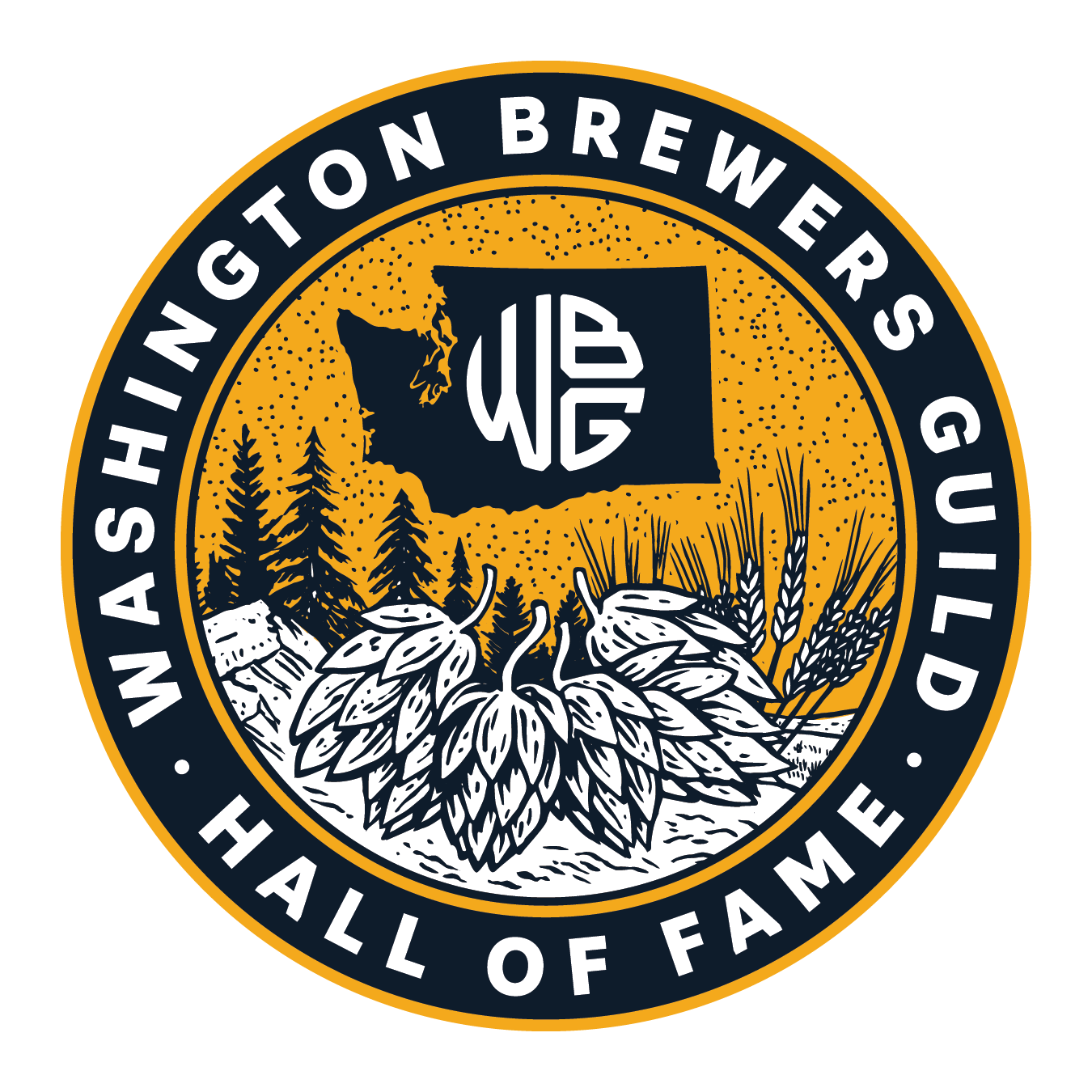 Washington Brewers Guild Hall of Fame medal