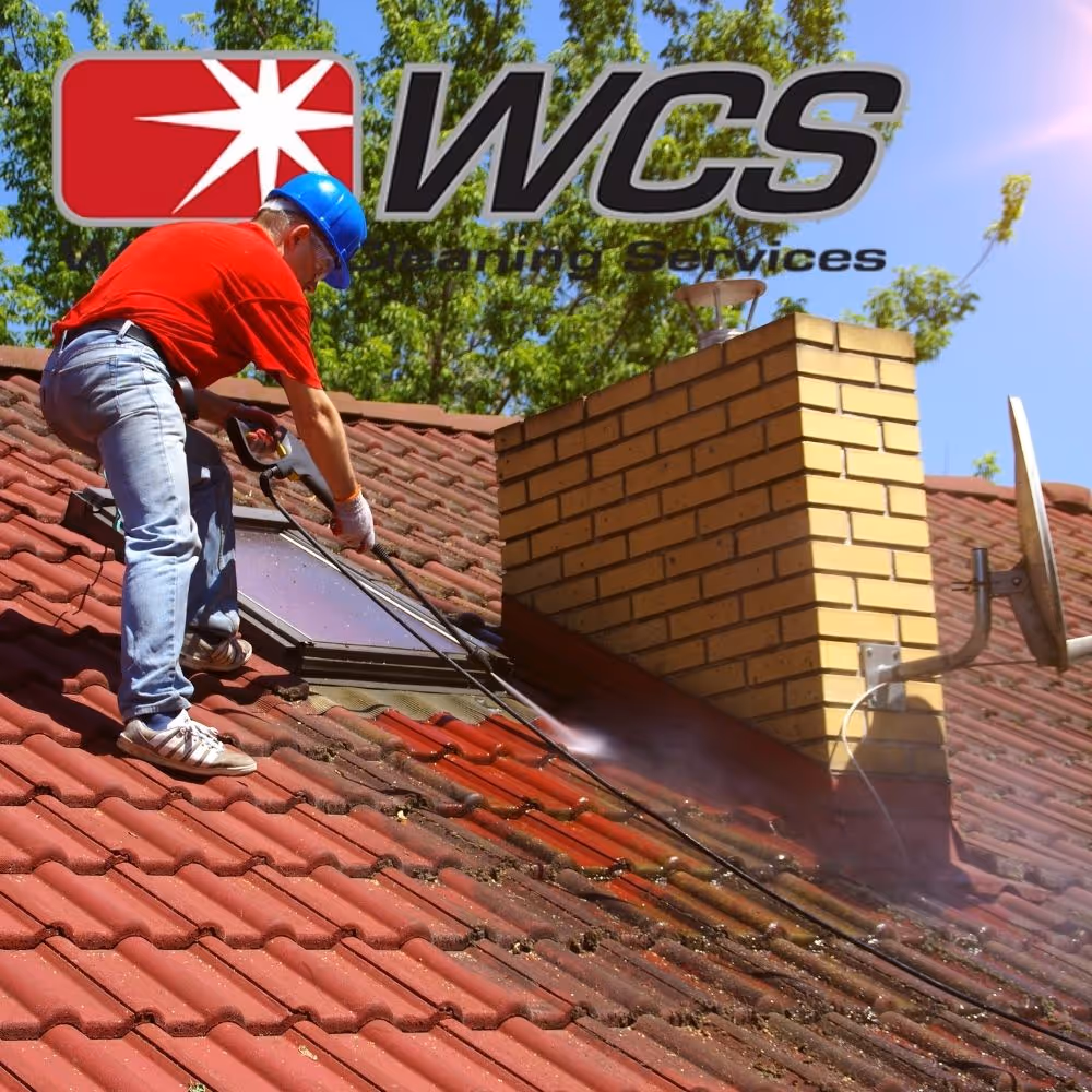 Winters Cleaning Services Man On Roof