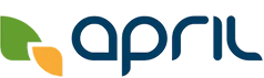 Logo de la société April.