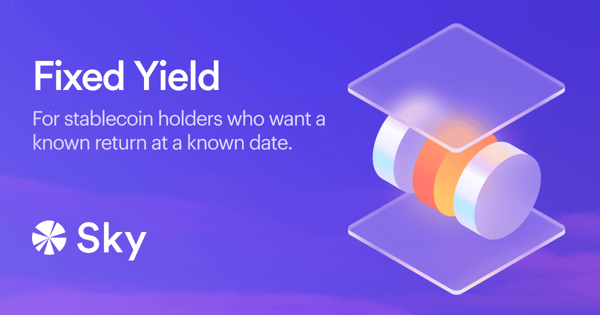 Fixed Yield - Set a Rate on Your Stablecoins | Sky.money