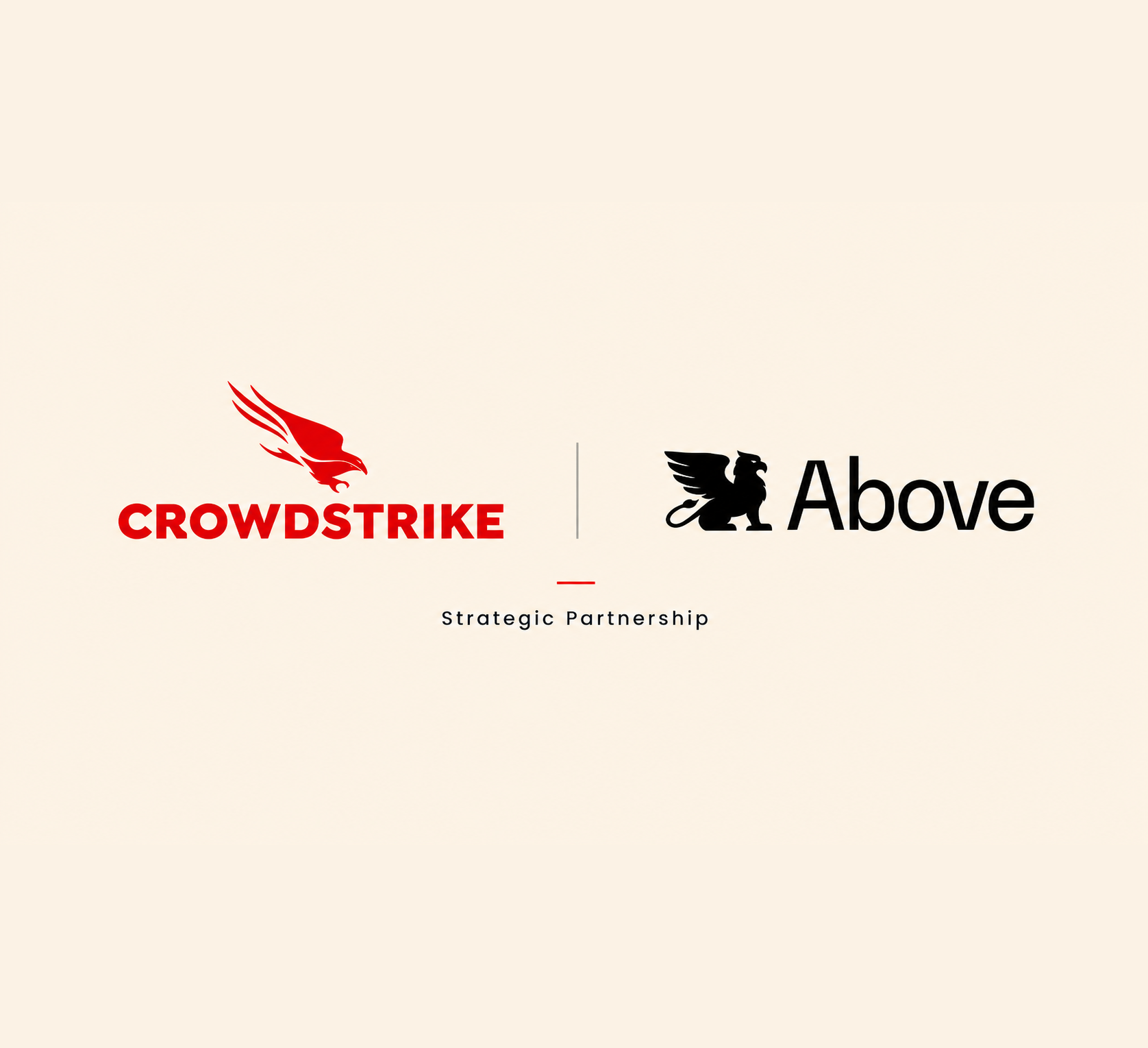 CrowdStrike and Above — Strategic Partnership