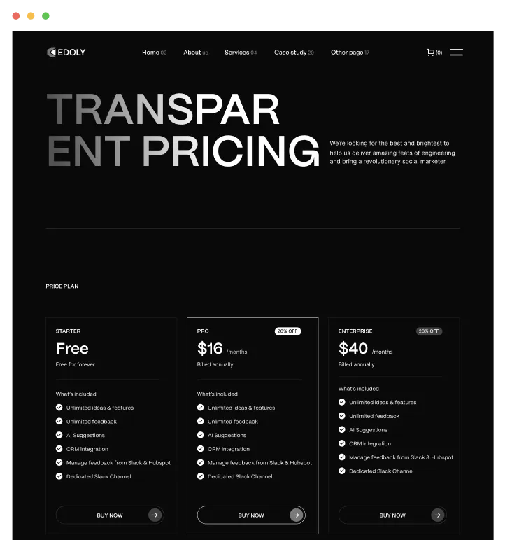 Inner page showcase image