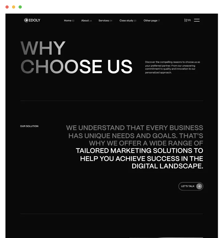 Inner page showcase image