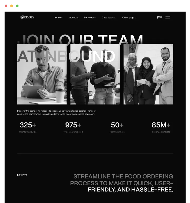 Inner page showcase image