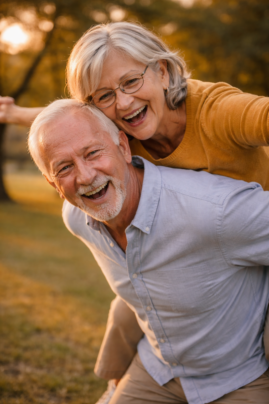 elderly couple long term care