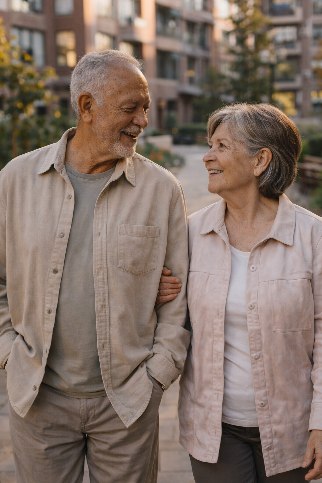 elderly couple long term care