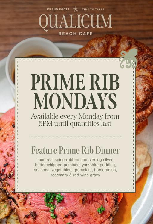 Prime Rib Mondays at QBC