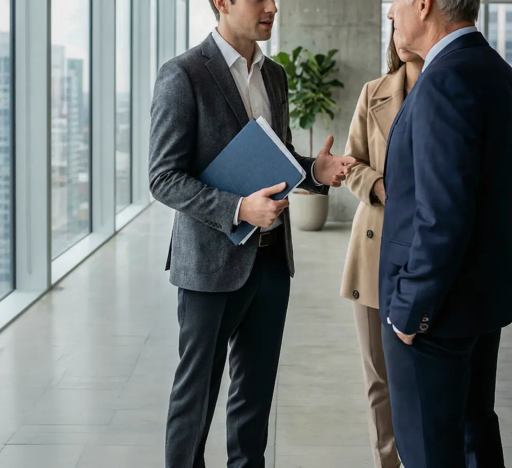 Beratungsgespräch für Gründer und Investor*innen zur Wahl der Rechtsform und finanziellen Planung bei Schoetz & Partner in Göppingen und Dresden