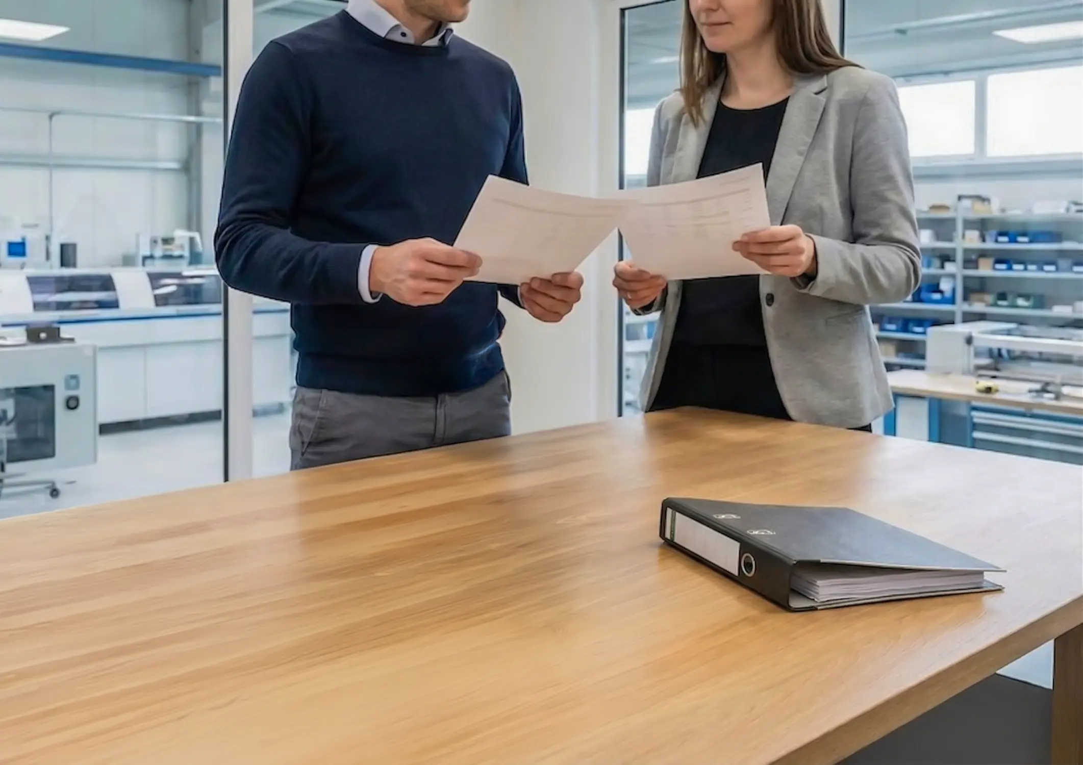Besprechung zur Betriebsprüfung mit Unterlagen und geordneter Vorbereitung für Einspruch und Vertretung bei Schoetz & Partner in Göppingen und Dresden