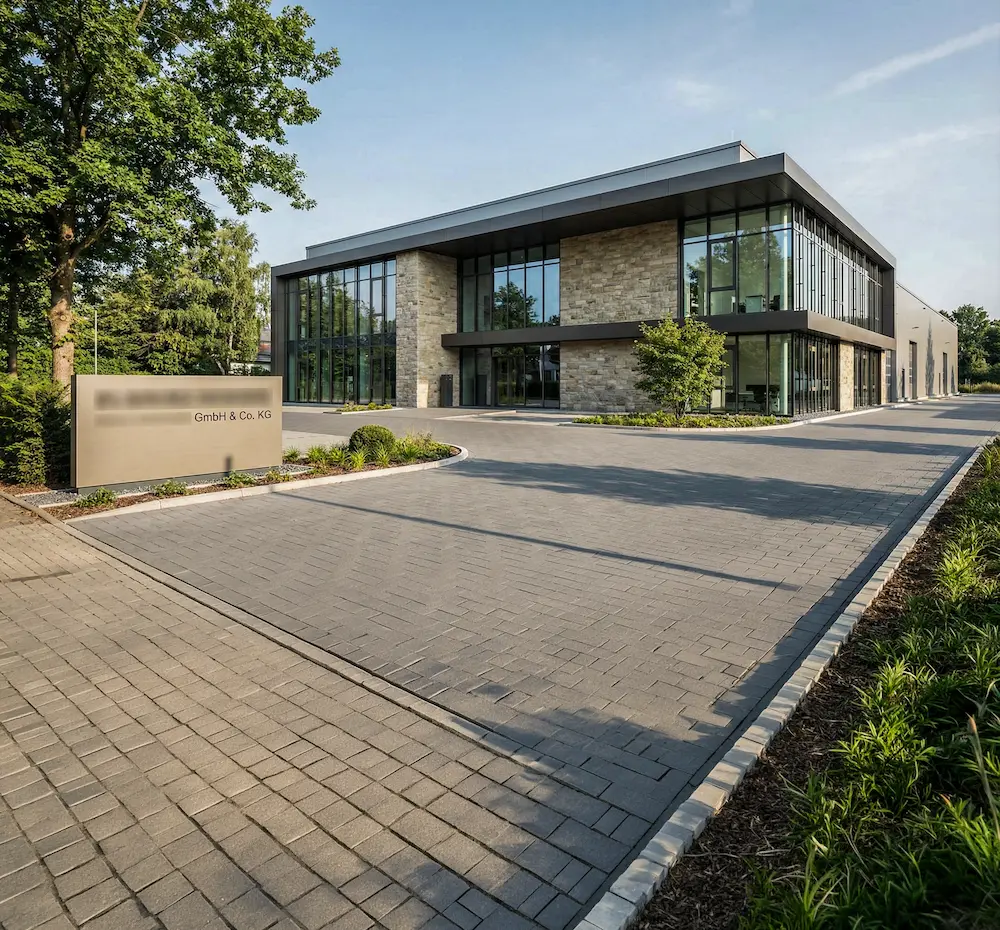Modernes Unternehmensgebäude als Bild für die Beratung und Prüfung mittelgroßer Kapitalgesellschaften bei Schoetz & Partner in Göppingen und Dresden