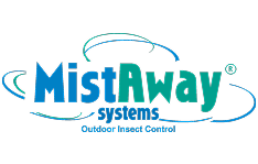 MistAway Systems logo in blue and teal.