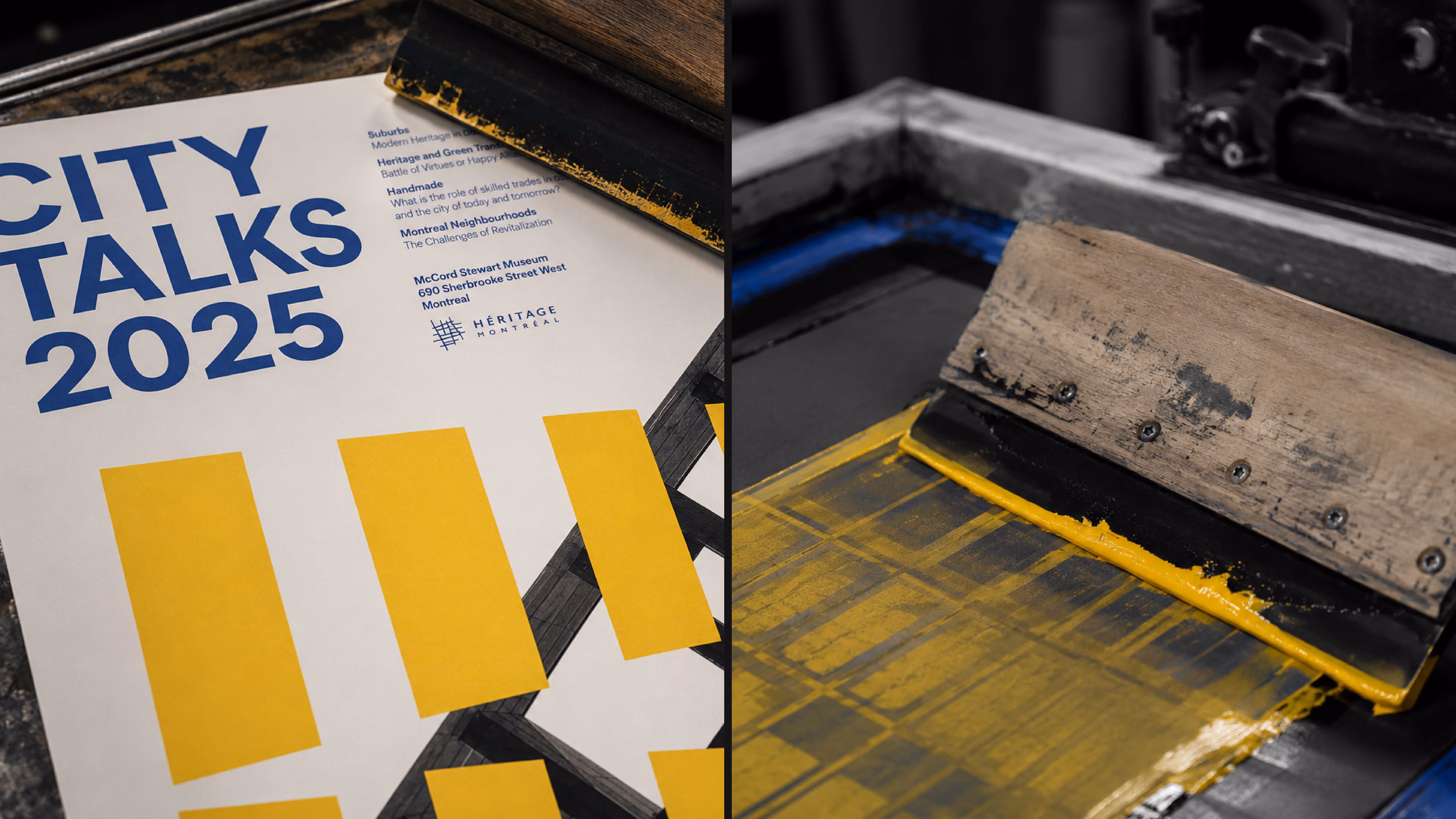 city talks poster squeegee